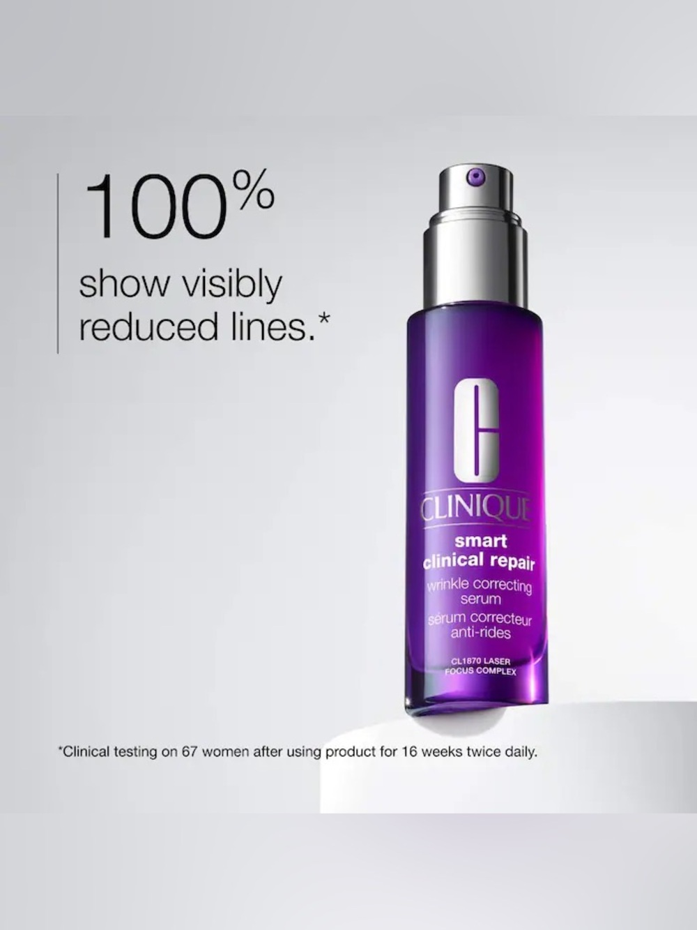 NWT Clinique Smart Clinical Repair Wrinkle Correcting Serum. 30 ml